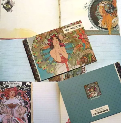 Geïllustreerd schriftje - Art Nouveau