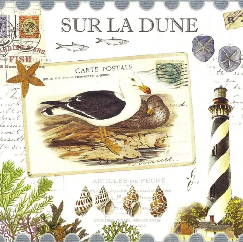 Vierkante kaart Gwenaëlle Trolez - Sur la Dune