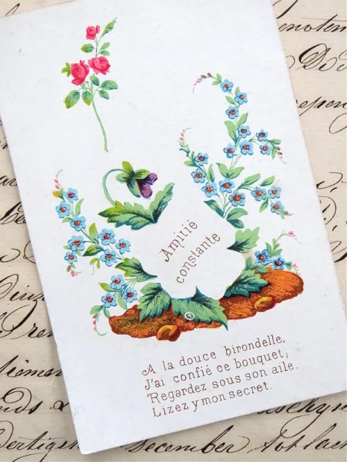Vriendschapskaartje "Amitié constante"