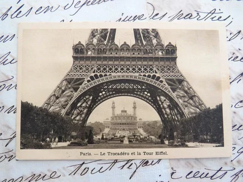 Ansichtkaart  Paris - "Le Trocadéro et la Tour Eiffel"