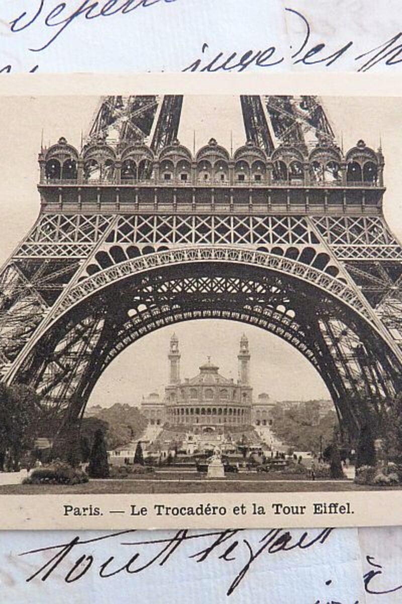 Ansichtkaart Paris - "Le Trocadéro et la Tour Eiffel"