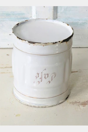 Emaille voorraadpot “Café”