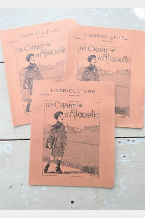 Frans schrift "Un Chant d'Alouette"