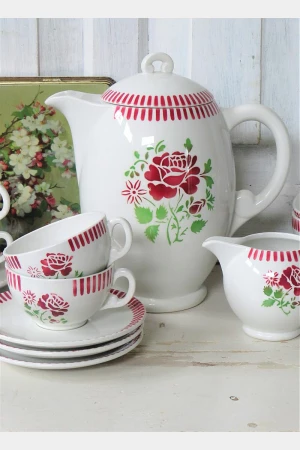 Theepot KG Luneville "Roos"