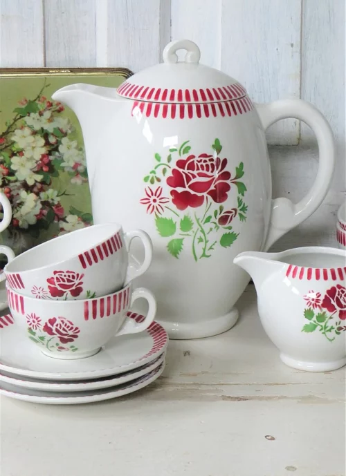 Theepot KG Luneville "Roos"