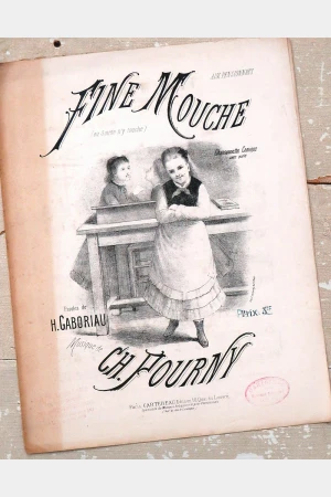 Frans bladmuziek"Fine Mouche" C.H. Pourny,begin 1900