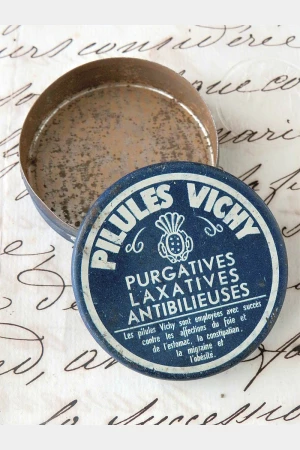 Oud  pharmacieblikje "Pilulus Vichy"