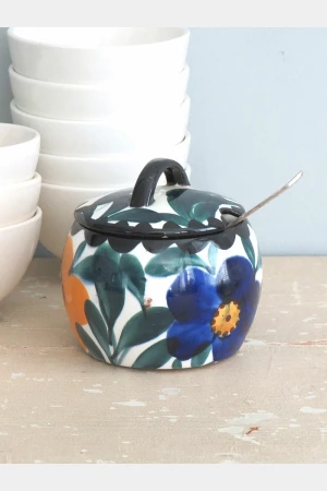 Oude honingpot/ marmeladepot- SMF Schramberg " Majolika 50 "