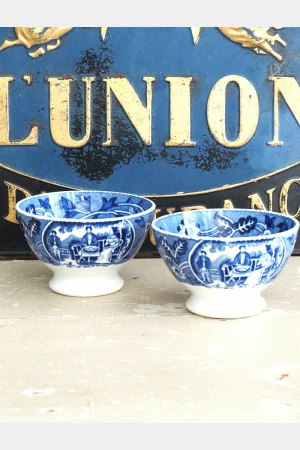 Spoelkom  Petrus Regout "Teadrinker" - blauw