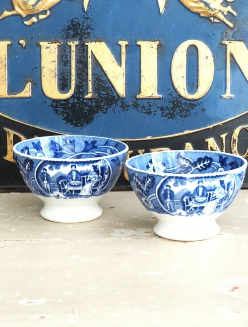 Spoelkom  Petrus Regout "Teadrinker" - blauw