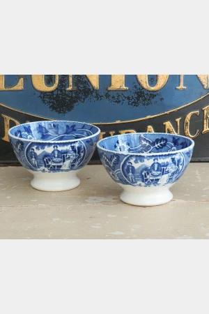 Spoelkom  Petrus Regout "Teadrinker" - blauw