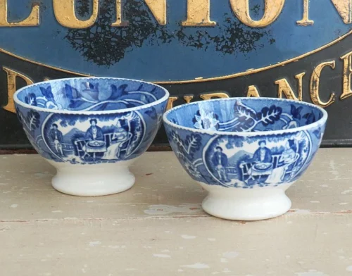 Spoelkom  Petrus Regout "Teadrinker" - blauw