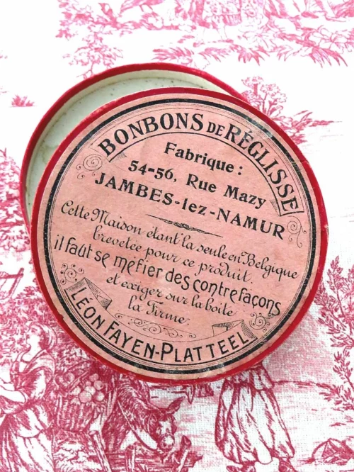 Oud doosje “Bonbons de Réglisse”