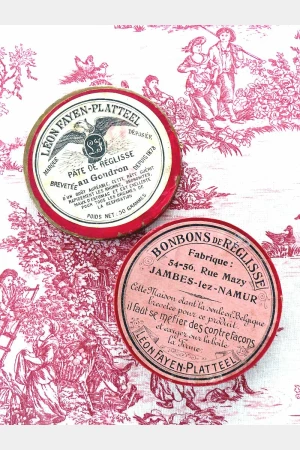 Oud doosje “Bonbons de Réglisse”