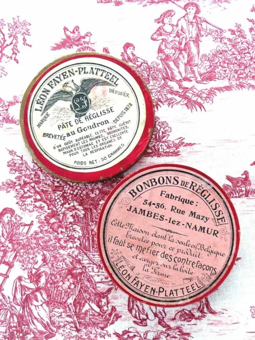 Oud doosje “Bonbons de Réglisse”