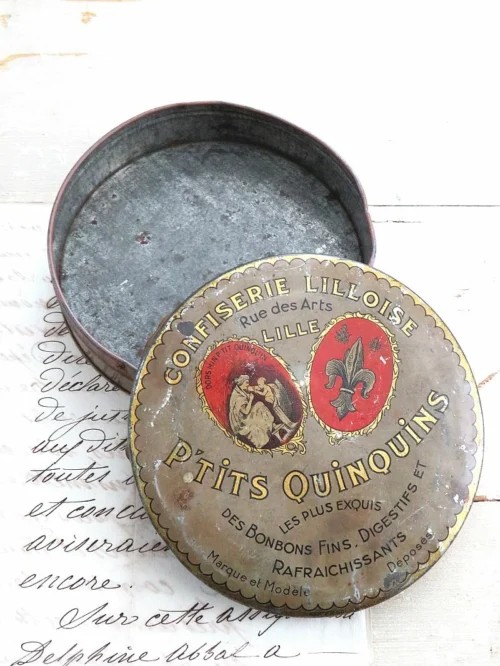 Oud Frans blik "Confiserie Lilloise"