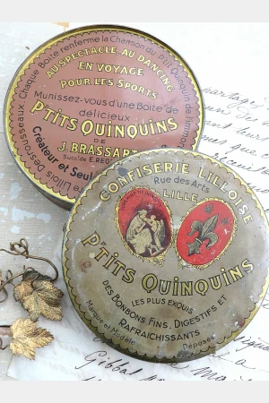 Oud Frans blik "Confiserie Lilloise"