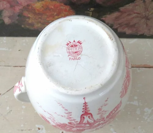 Antieke kan Boch La Louvière “Pablo”