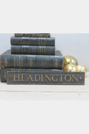 Antiek bronzen bord “Headington”