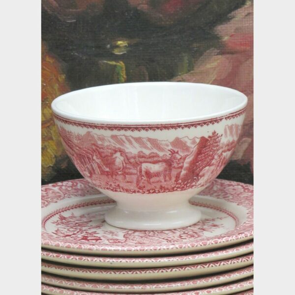 Spoelkom B.F.  "Alpes" Rood