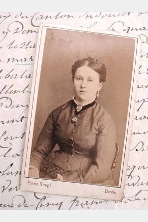 Carte de Visite "Dame" begin 1900