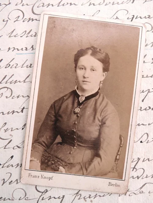 Carte de Visite "Dame" begin 1900