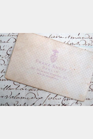 Carte de Visite "Dame" begin 1900
