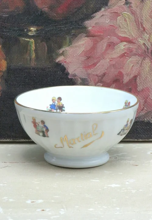 Vintage Franse spoelkom P.L. “Kinderen”
