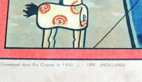 Schoolplaat “Urk”- Rie Cramer, begin jaren 30