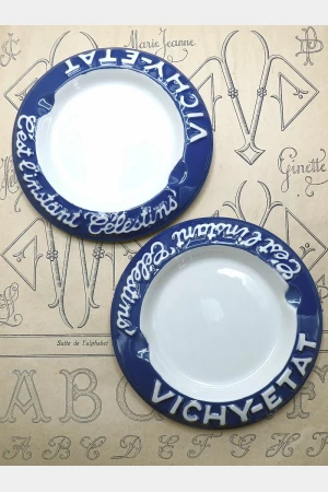 Franse vintage asbak “Vichy-Etat”