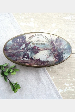 Franse chocoladedoos “Canard Sauvage”- Montélimar