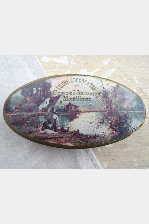 Franse chocoladedoos “Canard Sauvage”- Montélimar