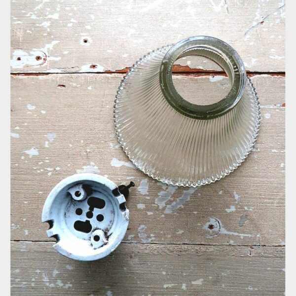 Frans glazen plafondlampje