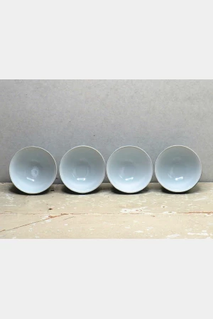 Set van 4 Franse kommetjes "Landschap"