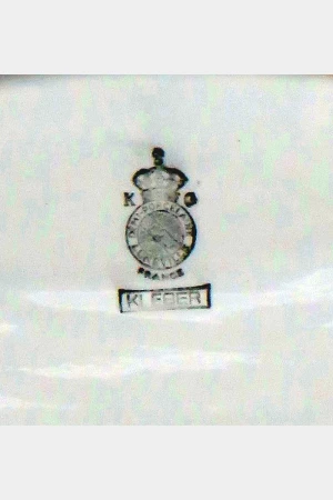 Oude Franse schaal K&G Luneville “Kleber”