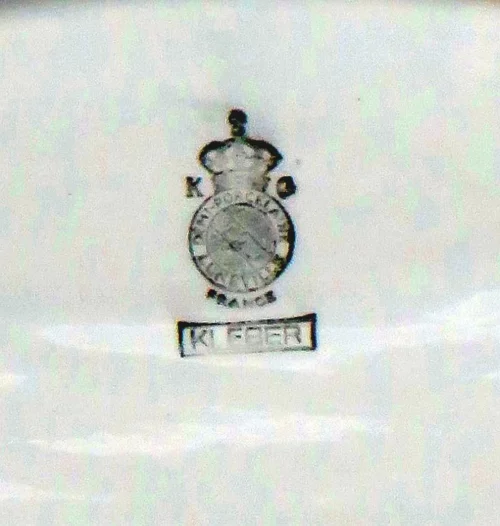 Oude Franse schaal K&G Luneville “Kleber”