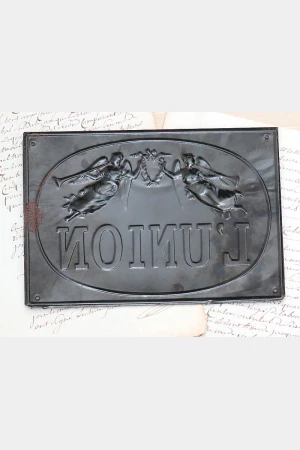 Antiek Frans reclamebord “L’Union”
