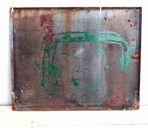 Oud Frans emaille bord “Bernard Neugeus – Clamart”