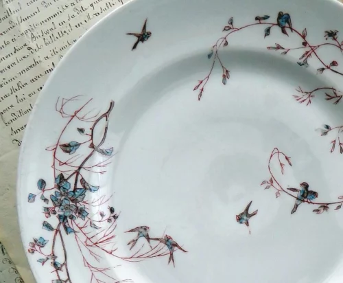 Antieke schaal “Vogeltjes”