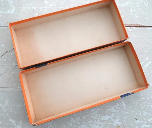 Oude doos "Trefins Caramel Mocatine"