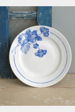 Oude Franse ronde schaal- MDL/ Hamage " Edmond "