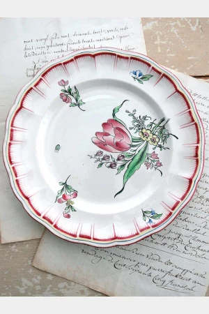 Bord K et G Lunéville “Bloemen”