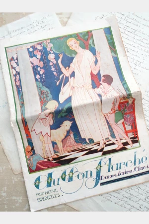 Antieke brochure "Au Bon Marché"