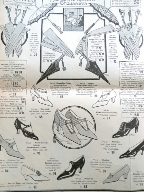 Antieke brochure “Au Bon Marché”