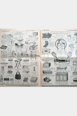 Antieke brochure "Au Bon Marché"