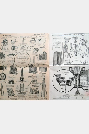 Antieke brochure "Au Bon Marché"