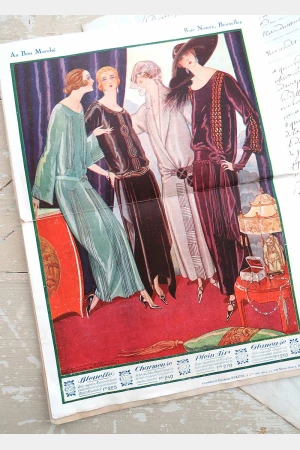 Antieke brochure "Au Bon Marché"