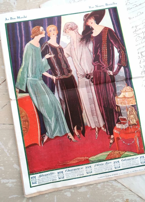 Antieke brochure "Au Bon Marché"