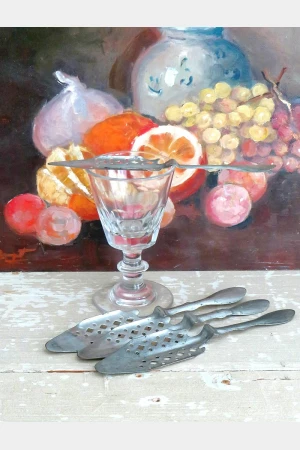 Antieke Franse Absinthe lepel