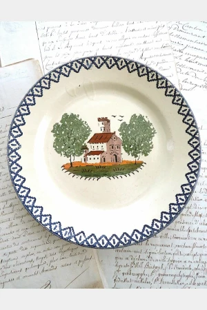 Oud  landelijk  bord "France"